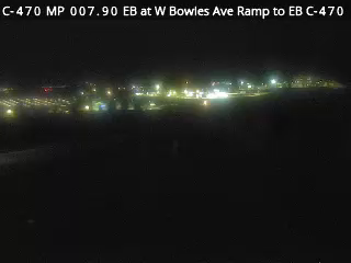 C-470 MP 7.90 EB at W Bowles Ave C-470 EB On-ramp live camera view