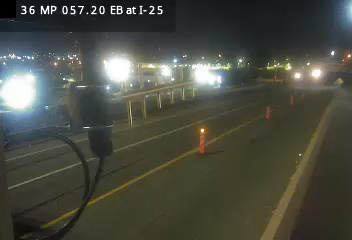 US 36 MP 57.20 EB at I-25 live camera view