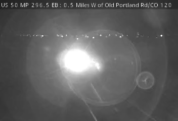 US 50 MP 296.05 EB, 0.5 miles W of Old Portland Rd/CO 120 live camera view