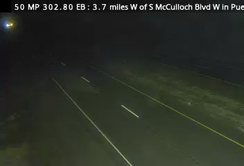 US 50 MP 302.80 EB, 3.7 miles W of S McCulloch Blvd W in Pueblo live camera view