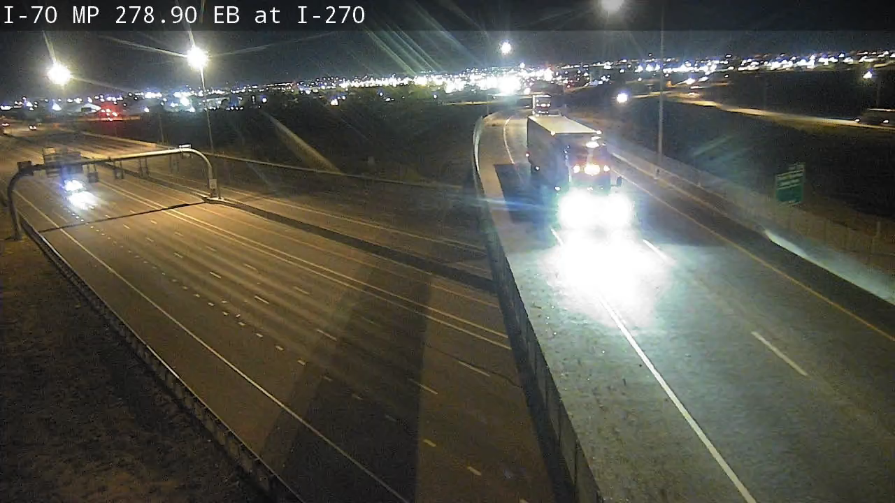 I-70 MP 278.90 EB at I-270 live camera view