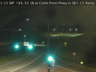 I-25 MP 188.50 SB at Castle Pines Pkwy to SB I-25 Ramp live camera view