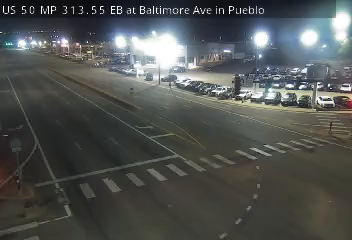 US 50 MP 313.55 EB at Baltimore Ave in Pueblo live camera view