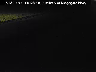 I-25 MP 191.40 NB, 0.7 miles S of Ridgegate Pkwy live camera view