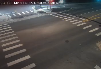 CO-121 MP 14.85 NB at W 29th Ave live camera view