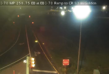 I-70 MP 258.75 EB at EB I-70 Ramp to CR 93 in Golden live camera view