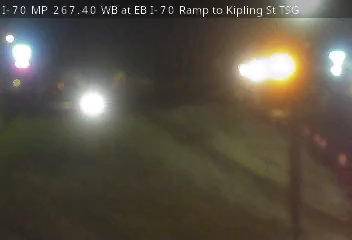 I-70 MP 267.40 WB at EB I-70 Ramp to Kipling St live camera view