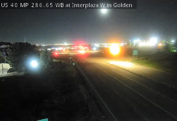 US 40 MP 286.65 WB at Interplaza W in Golden live camera view