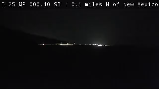 I-25 MP 0.40 SB, 0.4 miles N of New Mexico Border live camera view