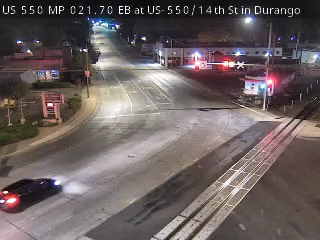 US 550 MP 21.70 EB at US-550/14th St in Durango live camera view