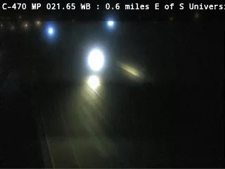 C-470 MP 21.65 WB, 0.6 miles E of S University Blvd/CO 177 live camera view