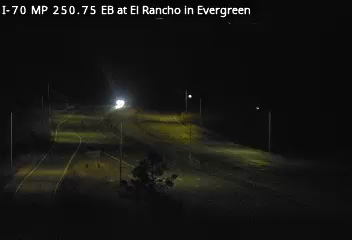 I-70 MP 250.75 EB at El Rancho in Evergreen live camera view