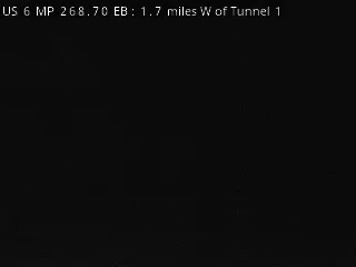 US 6 MP 268.70 EB, 1.7 miles W of Tunnel 1 live camera view