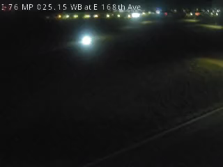I-76 MP 25.15 WB at E 168th Ave live camera view