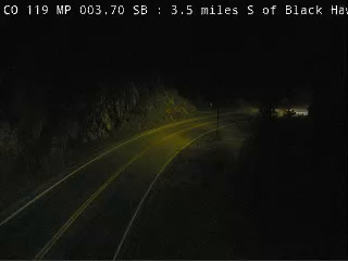 CO 119 MP 3.70 SB, 3.5 miles S of Black Hawk St live camera view