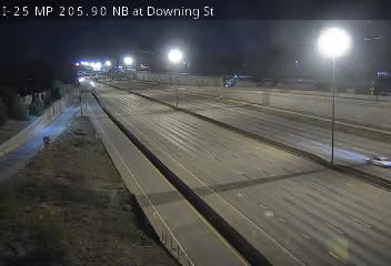 I-25 MP 205.90 NB at S Downing St live camera view