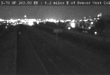 I-70 MP 263.50 EB, 1.2 miles E of Denver West Colorado Mills Pkwy live camera view