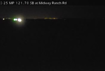I-25 MP 121.70 SB at Midway Ranch Rd live camera view