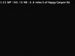 I-25 MP 186.10 NB, 0.8 miles S of Happy Canyon Rd live camera view