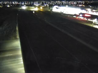 C-470 MP 21.10 EB at S University Blvd/CO 177 live camera view