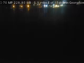 I-70 MP 228.80 WB, 0.9 miles E of 15th St in Georgetown live camera view