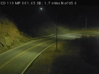 CO 119 MP 1.65 SB, 1.7 miles N of US 6 live camera view