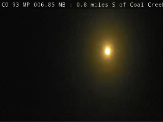 CO 93 MP 6.85 NB, 0.8 miles S of Coal Creek Canyon Rd/CO 72 live camera view