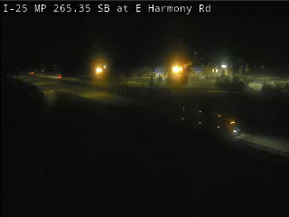 I-25 MP 265.35 SB at E Harmony Rd live camera view