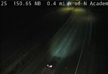 I-25 MP 150.65 NB, 0.4 miles N of N Academy Blvd live camera view