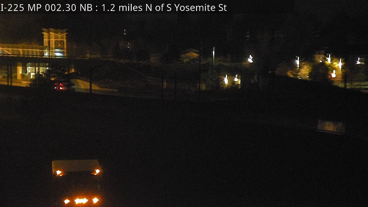 I-225 MP 2.30 NB, 1.2 miles N of S Yosemite St live camera view