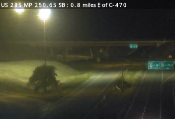 US 285 MP 250.65 SB, 0.8 miles E of C-470 live camera view