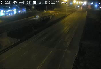 I-225 MP 5.35 NB at E Iliff Ave live camera view