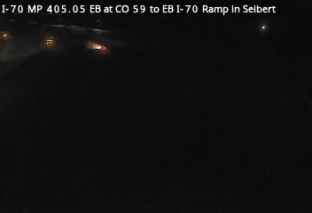 I-70 MP 405.05 Ebb at CO-59 Ramp to EB I-70 in Seibert live camera view