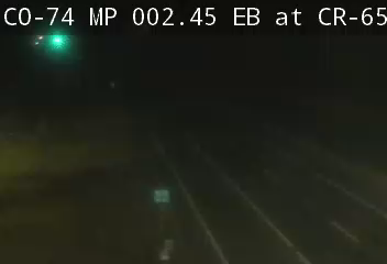 CO-74 MP 2.45 EB at CR-65 Evergreen live camera view