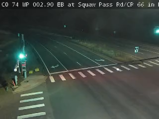 CO-74 MP 2.85 EB at Squaw Pass Rd/CR-66 Evergreen live camera view