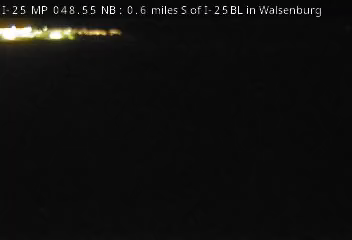 I-25 MP 48.55 NB, 0.6 miles S of I-25BL in Walsenburg live camera view