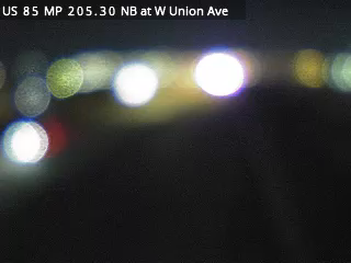 US 85 MP 205.30 NB at W Union Ave live camera view