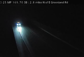 I-25 MP 169.70 SB, 2.8 miles N of E Greenland Rd live camera view