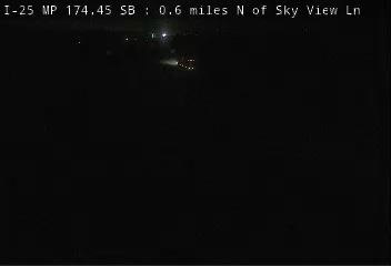I-25 MP 174.45 SB, 0.6 miles N of Sky View Ln on Frontage Rd live camera view
