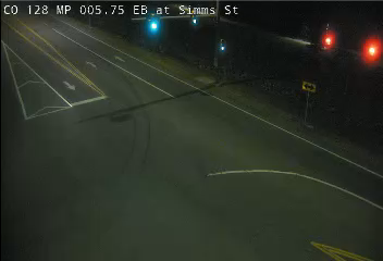 CO-128 MP 5.75 EB at Simms St live camera view