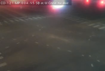 CO-121 MP 4.95 SB at W Crestline Ave live camera view