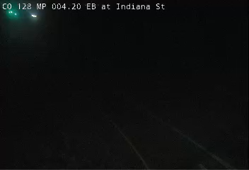 CO-128 MP 4.20 EB at Indiana St live camera view