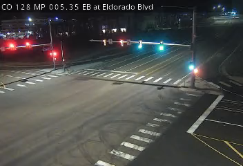 CO-128 MP 5.35 EB at Eldorado Blvd live camera view