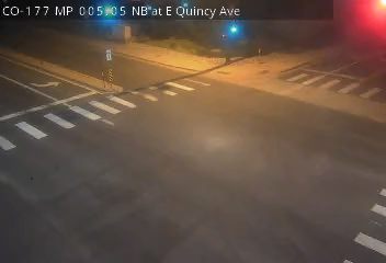 CO-177 MP 5.05 NB at E Quincy Ave live camera view