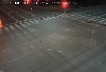 CO-121 MP 1.20 NB at W Chatfield Ave live camera view