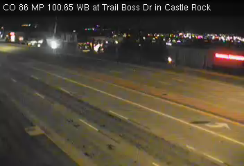CO-86 MP 100.65 WB at Trail Boss Dr Castle Rock live camera view