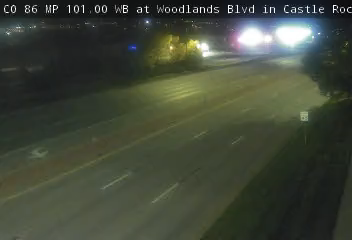 CO-86 MP 101.00 WB at Woodlands Blvd Castle Rock live camera view