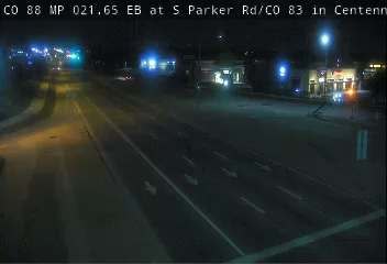 CO-88 MP 21.65 EB at S Parker Rd/CO-83 Centennial live camera view