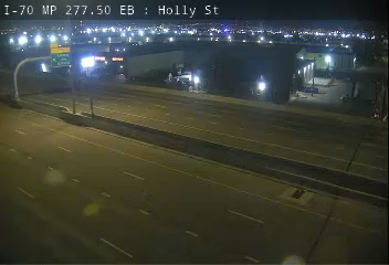 I-70 MP 277.50 EB at Holly St live camera view