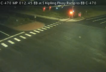 C-470 MP 12.45 EB at S Kipling Pkwy Ramp to EB C-470 live camera view